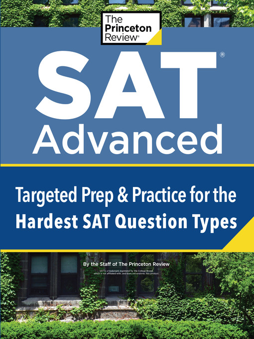 Title details for SAT Advanced by The Princeton Review - Available